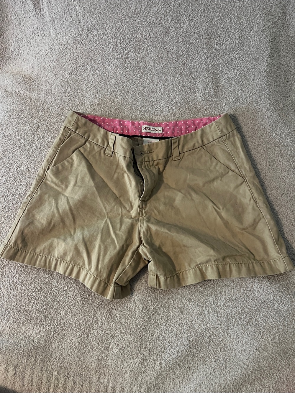 Merona Tan Women's Casual Chino Shorts